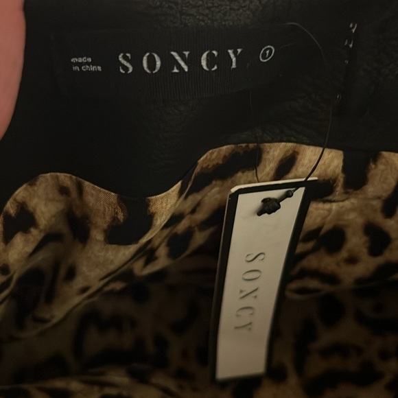 SONCY - Moto Skirt With Slider Belt - Picture 5 of 5